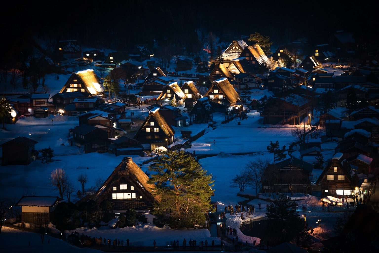 shirakawago light up JAPANISE ME